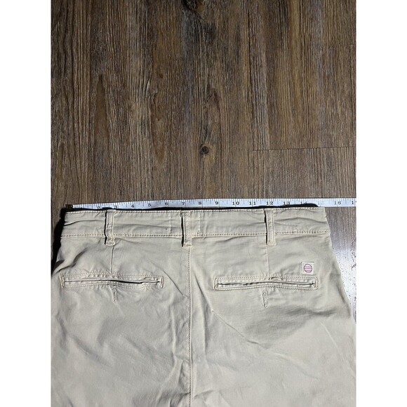 Marine Layer 7" Breeze Chino Short Mens 30 Beige Light Wash Standard Fit Preppy - Picture 8 of 9